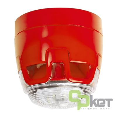 آژیر و فلاشر اعلام حریق متعارفی اسر مدل CWSS-RW-S5