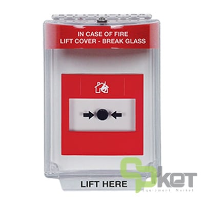 شستی اعلام حریق آدرس پذیر دارای آژیر سی تک سری STI مدل STI-13020FR