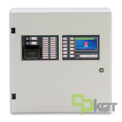 کنترل پنل اعلام حریق آدرس پذیر 4 لوپ سی تک سری ZFP مدل ZFP4/20P/X دارای نمایشگر 20 زون و پرینتر