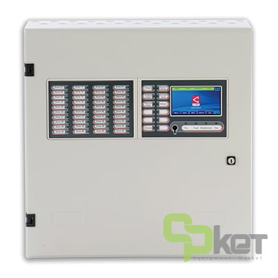 کنترل پنل اعلام حریق آدرس پذیر 4 لوپ سی تک سری ZFP مدل ZFP4/40/X دارای نمایشگر 40 زون