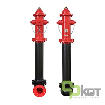 هایدرانت ( شیر آتش نشانی ) با بدنه‌ی خشک