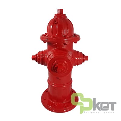 هایدرانت ( شیر آتش نشانی ) با بدنه‌ی تر