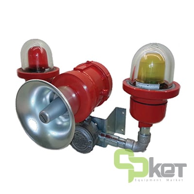 TYPICAL 4 مدل ETH/1 FLASH آژیر و فلاشر ضد انفجار کرومامک