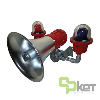 TYPICAL 5 مدل ETH/1 FLASH آژیر و فلاشر ضد انفجار کرومامک