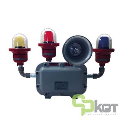 TYPICAL 1 مدل ETH/2 FLASH آژیر و فلاشر ضد انفجار کرومامک