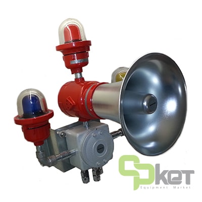 TYPICAL 1 مدل ETH/3 FLASH آژیر و فلاشر ضد انفجار کرومامک