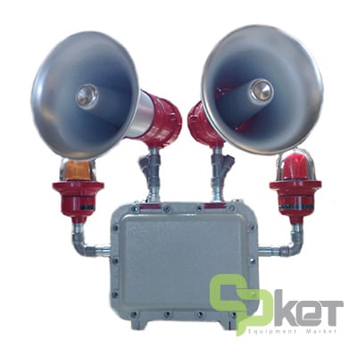 TYPICAL 3 مدل ETH/3 FLASH آژیر و فلاشر ضد انفجار کرومامک